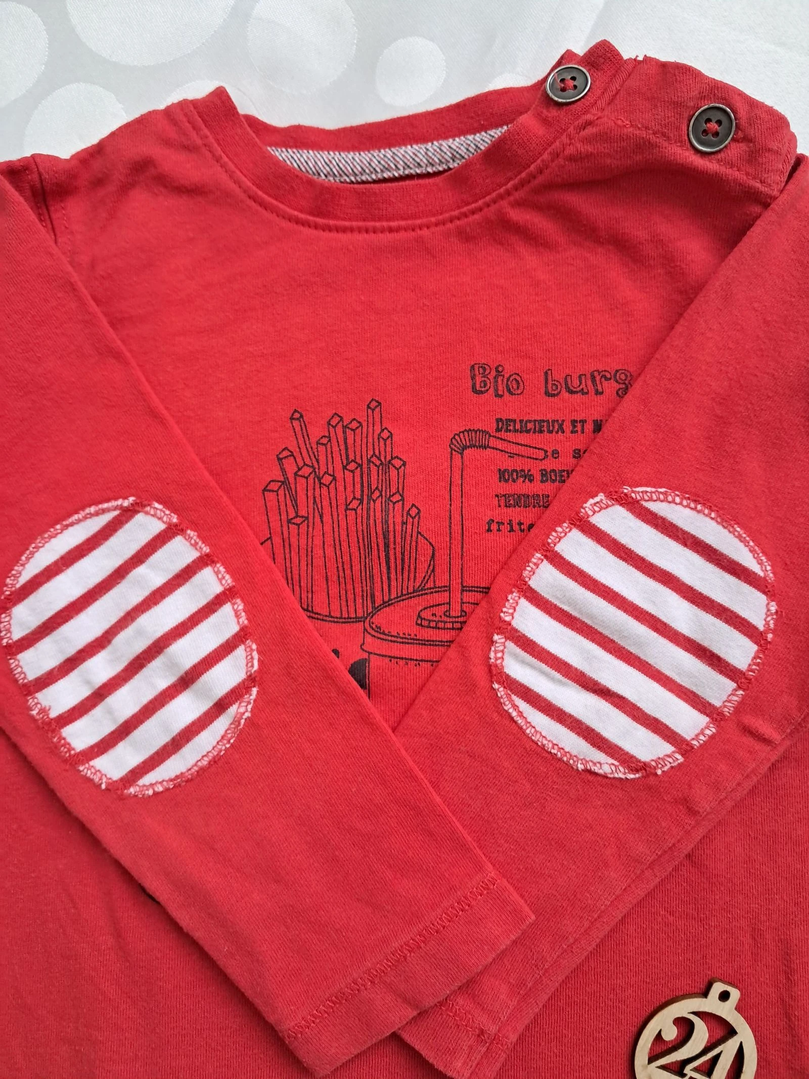 Long sleeve t-shirt size 24 months – photo 3